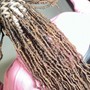 Large Knotless Braids