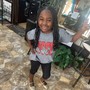 Kid Knotless Medium Braids (10 yrs. and under)- Braid Service Only