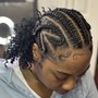 Braids with design natural hair