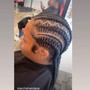 2 braids (hair added)