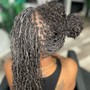 Medium Knotless Braids