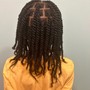 Scalp braids ( mid back)