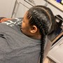 Half Braids/Half Quick Weave