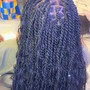 Women's Half up Half down Braids & (sew in)