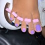 Gel Pedicure (no acrylic)