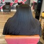 Medium knotless 32” (hair added)