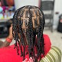 Invisible locs w/extensions added