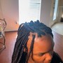 kid small knotless braids