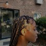 Large Knotless Braids