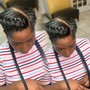 Goddess Braids (Inverted braid)