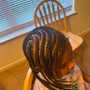 Goddess Braids - Mid back (Medium)