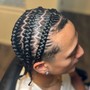 4 stitch braids (Men)