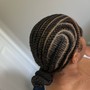 Large Knotless Braids