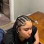 Large Knotless Braids