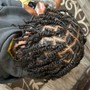 Two strand starter locs