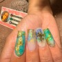 1 Nail design for both nails