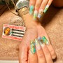 Acrylic full set + nail art freestyle