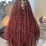 Medium knotless braid