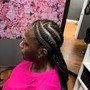 Half up Half down Braids