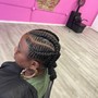 Small Freestyle Cornrows