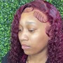 360 lace wig install (updo)