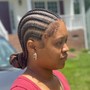 Small flat twist style