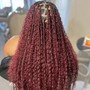 Small knotless braid