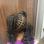 Small Knotless Box Braids