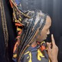 Large Knotless Braids - Mid Back