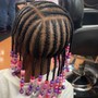 Six feed in braids