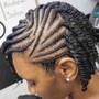 Flat Twists/ Cornrows