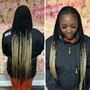 Limonade Braids small mid- back  (price changes with length)