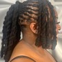 Retwist Top only/ Large locs