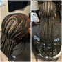 1 layer feed in Braids