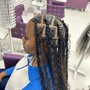 Small Knotless Braids