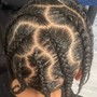 Kid's Braids with weave