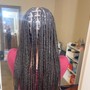 Large Knotless Braids