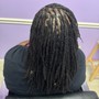 Loc Retwist with simple style