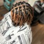 Box braid or two strand twist Extension (feed in)