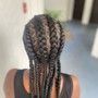 Small Knotless Boho braids