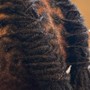 Medium size box braids