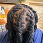 Sister locs retwist