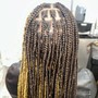 Large Knotless Braids