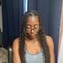 Extended ponytail with Braid hair