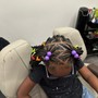 Kid's Design Cornrows with extensions