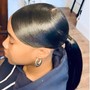 Partial Sew In or Quick weave with feedins ear to ear