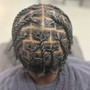 Cornrows (Half Head/Man Bun)