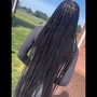 S-Medium Knotless Braids (Waste Length)