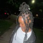 Feed in Braids W/Sew-In