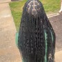 Large Knotless Braids (Waste length)